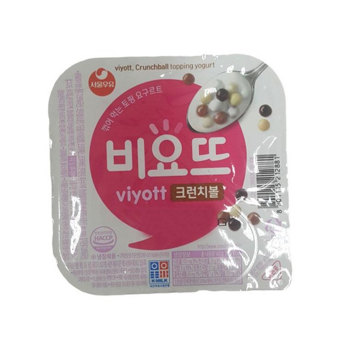 비요뜨(크런치볼) 144G/서울우유-20개
