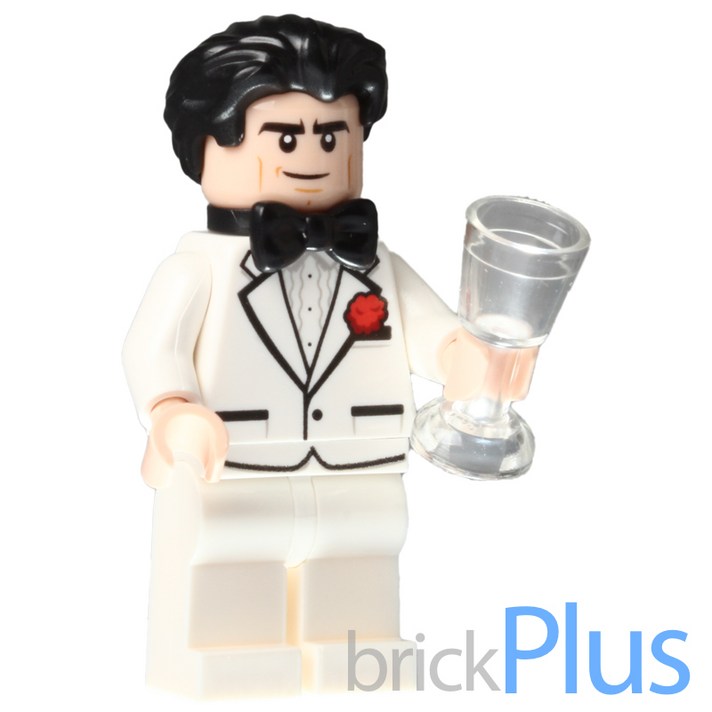 레고 피규어 브루스 웨인 - 화이트 턱시도 Bruce Wayne - White Tuxedo sh308 70909 배트맨 무비, 블랙