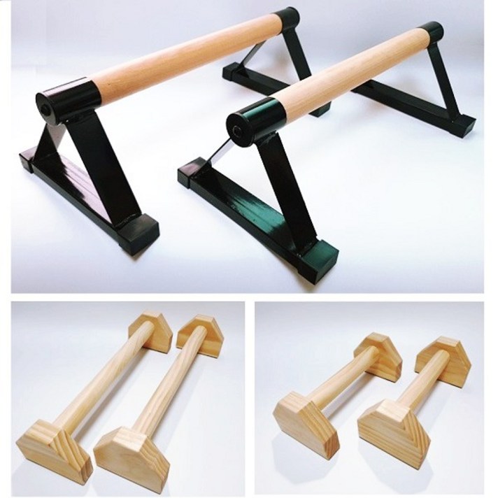 우드 페럴렛바 플란체바 30cm 50cm 푸쉬업바 나무, A Type - 우드 30cm