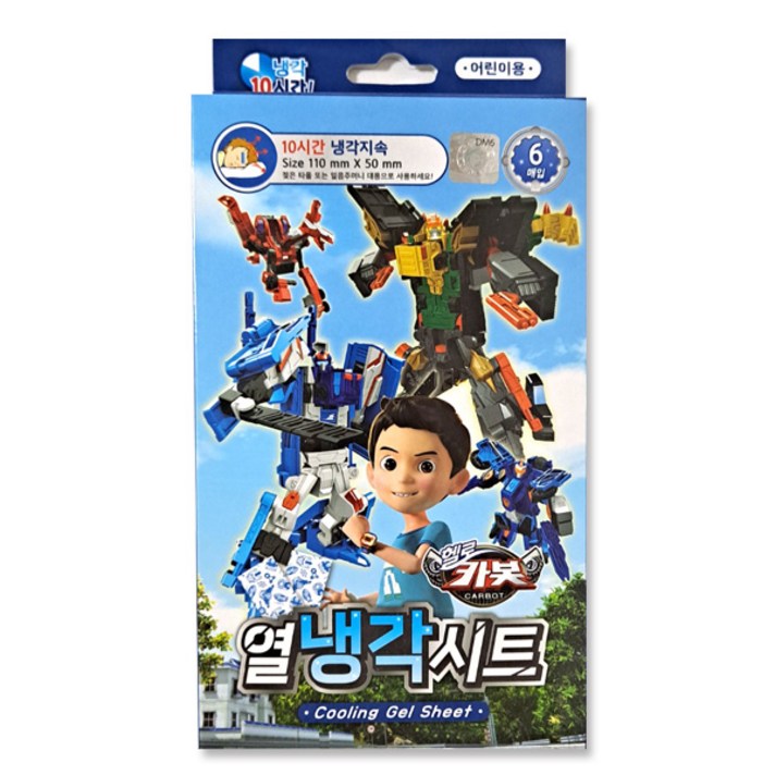 아텍스 헬로카봇 열냉각시트, 6개입, 1개