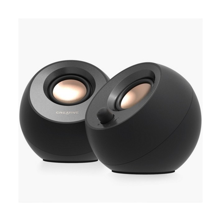 크리에이티브 PEBBLE V3 PC용 스피커, 블랙