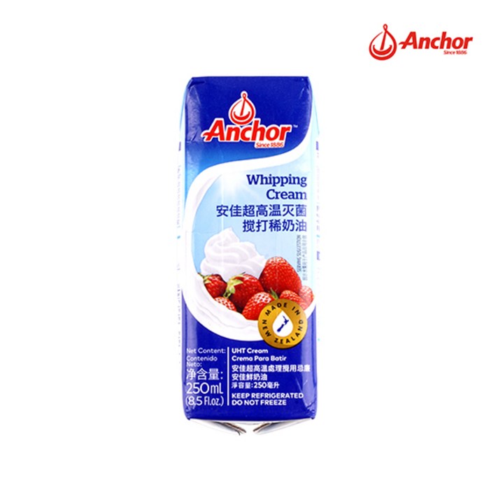 앵커 휘핑크림 250ml, 단품