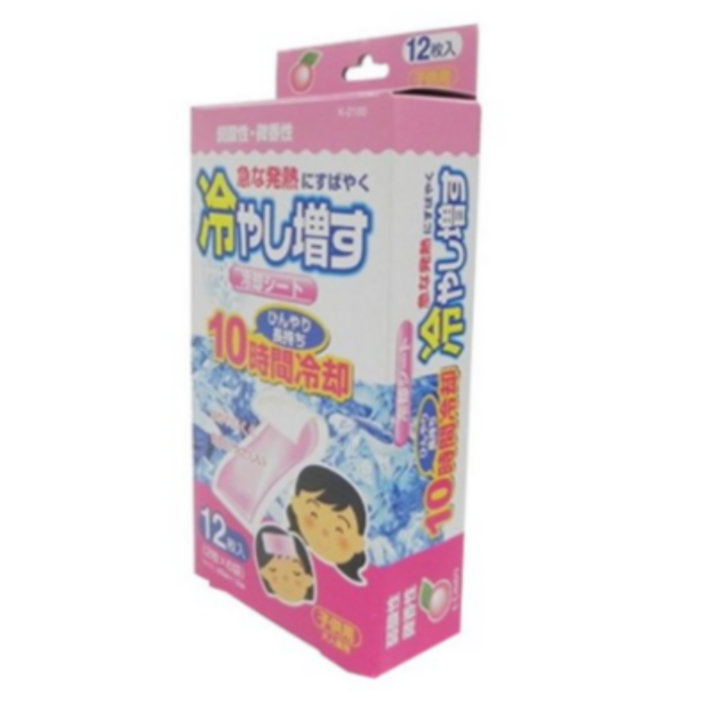 코쿠보 열냉각시트 아이스팩 복숭아향 12p, 12매입, 1개