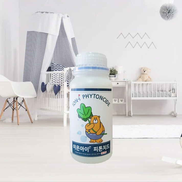 피톤치드 오일로 제조한 살균탈취제/연무액/ 안전인증완료, 연무액 500ml + 휴대용 스프레이 용기 1개