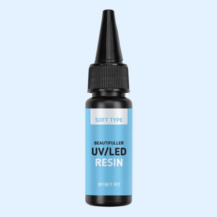 뷰티풀러 네일 UV/LED 레진 소프트 타입 25ml, 1개