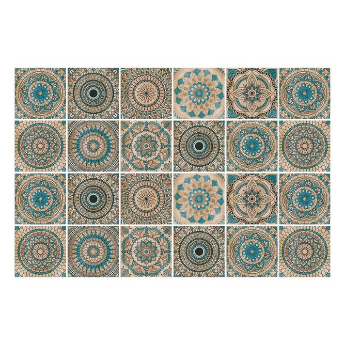 10pcs datura backsplash 타일 스티커 껍질 스틱 바닥 계단 데칼 방수 이동식 벽 벽화 욕실, 20cm