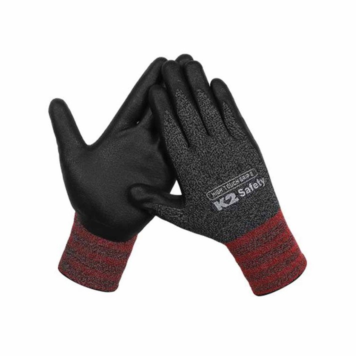 K2 Safety 안전장갑 nbr 10켤레 세트, 10개