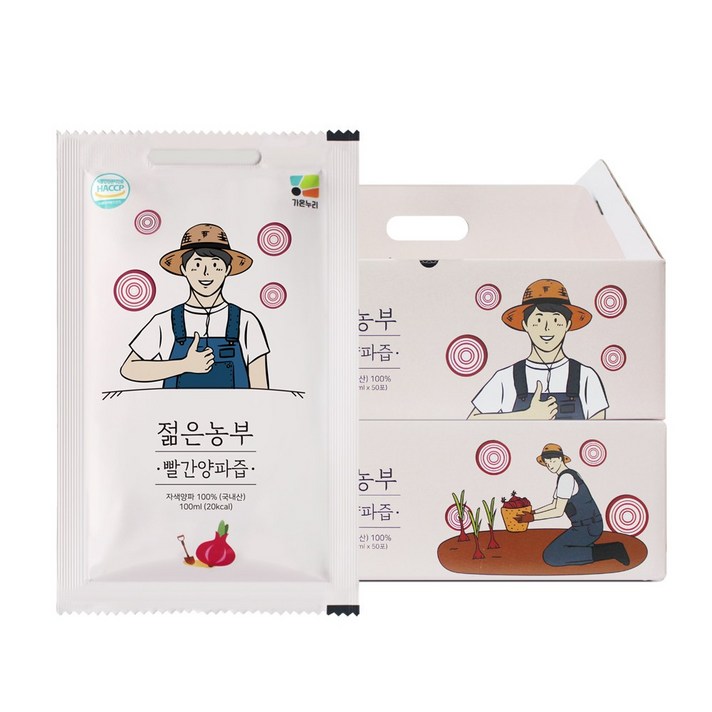 젊은사람들 젊은농부 빨간양파즙, 100포, 1세트