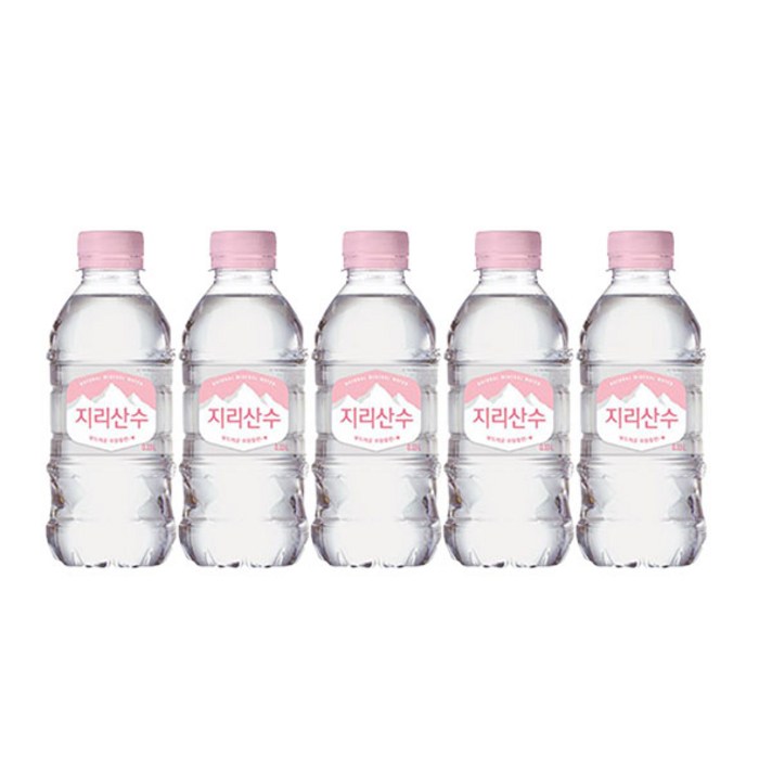 아워홈 지리산수 핑크, 330ml, 40개