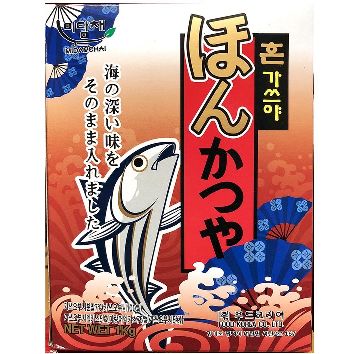 오무행 짬뽕다시 500g 1개 소스 짬뽕 만들기 국물 육수 업소용 식자재, 혼다시(푸드코리아1Kg), 1kg