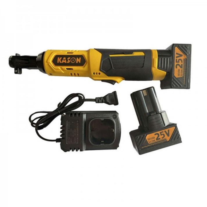 렌치 드라이버 충전임팩 전동 라쳇 임팩트 무선 임팩드릴 풀세트 12V/18V 래칫, 25V 배터리 2개와 충전 1회
