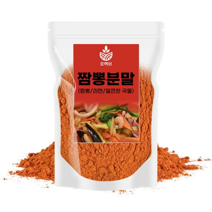 오허브 짬뽕분말 짬뽕다시 짬뽕스프 라면스프 짬뽕소스, 1개