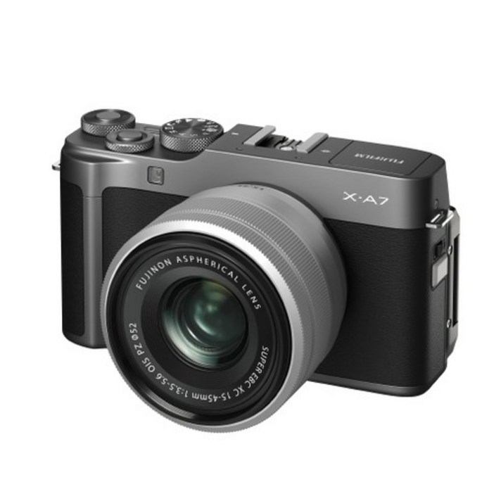후지필름 X-A7 XC15-45mm Kit 미러리스카메라, X-A7(Dark Silver)