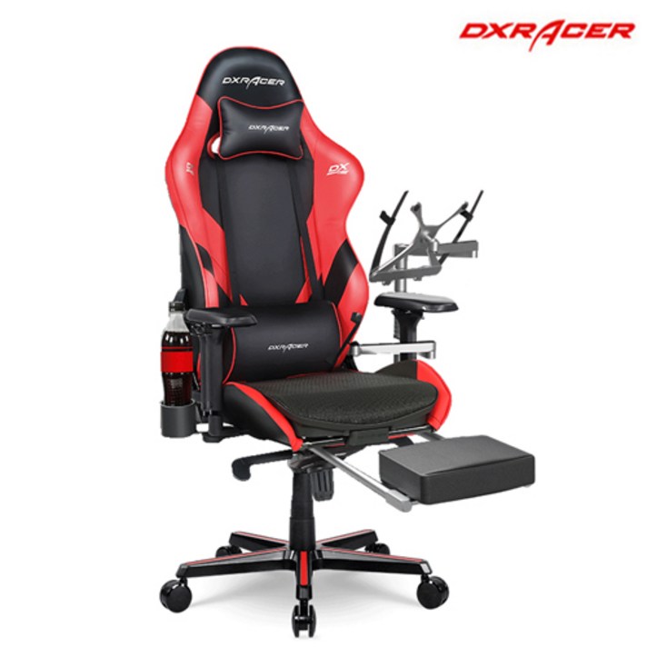 DXRACER 디엑스레이서 G시리즈 GC001 공간활용 기능성 게이밍 학생 사무 가정용 컴퓨터 의자 BJ 프로게이머, 화이트