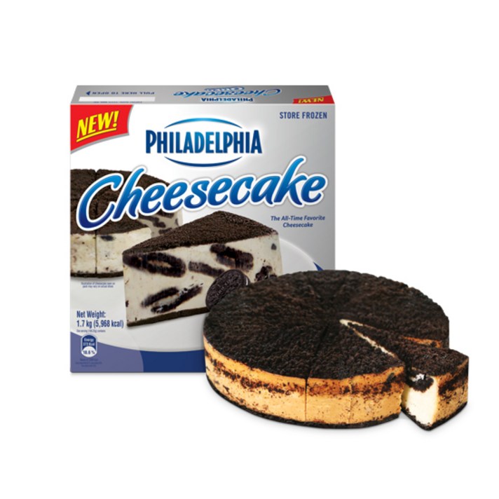 코스트코 PHILADELPHIA 필라델피아 오레오 치즈케익 1.7kg, 1개