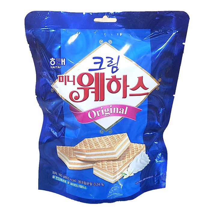 해태 크림 미니 웨하스 150g X 6개