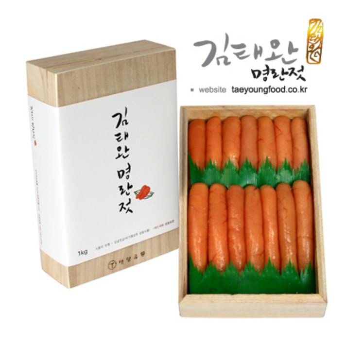 김태완명란젓 2호 30년전통 저염명품 정란 1kg 명란젓, 1개