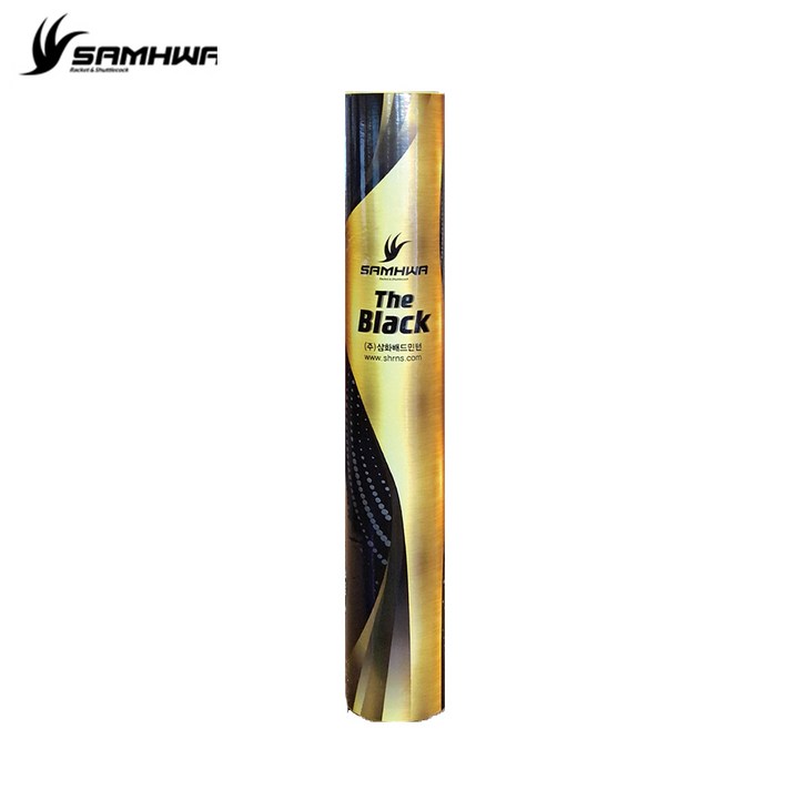 삼화블랙 배드민턴 셔틀콕 12개 삼화 더블랙 RS-503, 1개