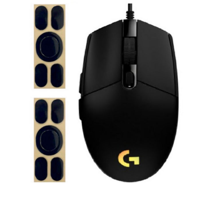 로지텍 G102 2세대 LIGHTSYNC 게이밍 유선 마우스 MU0054 + 마우스 피트 2p, 블랙(마우스)