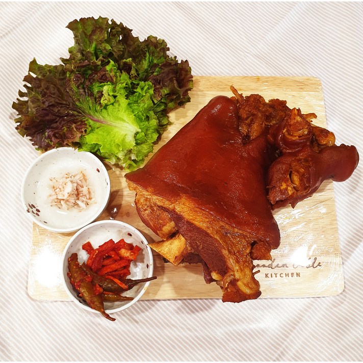 안가네왕족발 1.5kg 대용량 통족발 왕족발 미니족발 돼지꼬리 야식 돼지족발 캠핑족발 순살족발 술안주, 미니족발1kg