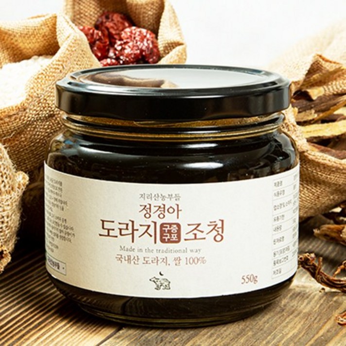 지리산농부들 정경아 도라지조청, 550g, 1병