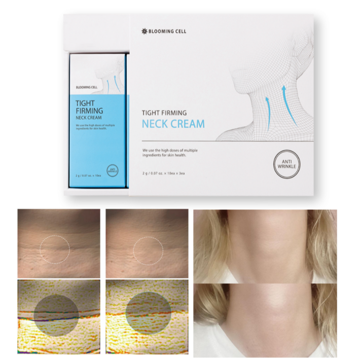 블루밍셀 목주름 가로목주름 목탄력 팔자주름 리프팅 팹타이드 넥크림 neck cream 60g, 60g-1개