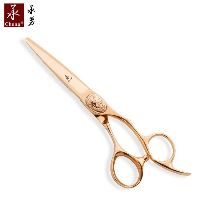 브랜드 미용 가위 전문 헤어 스타일리스트 종합 이발 플랫 컷 일본 ATS314 Jincross UC, UC-5.8 로즈 골드