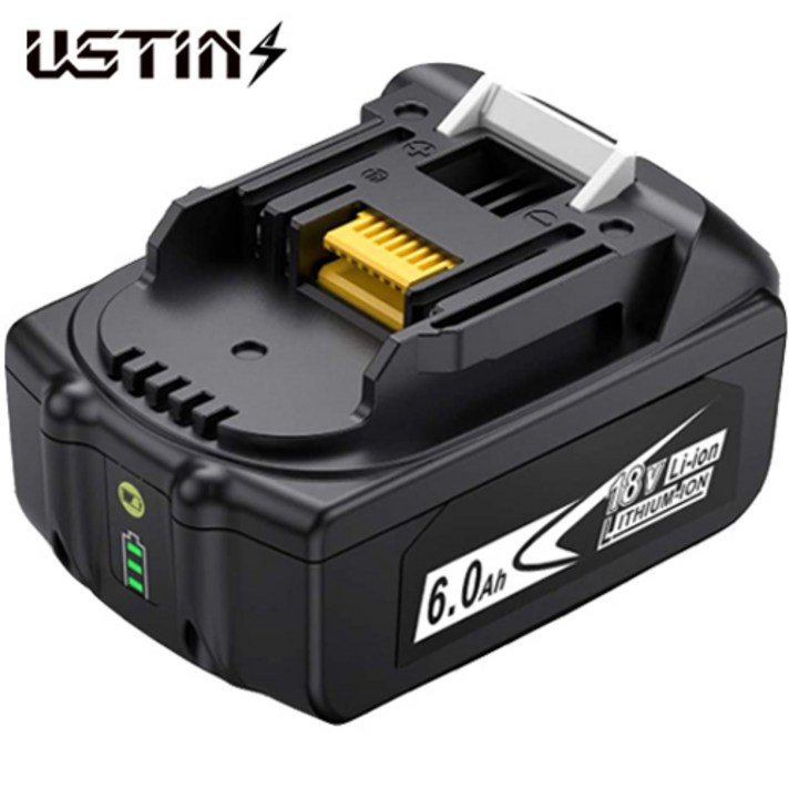 우스틴스 18V 6.0AH 마끼다 LXT BL1860 호환되는 바꾸다 공구 배터리, 6AH