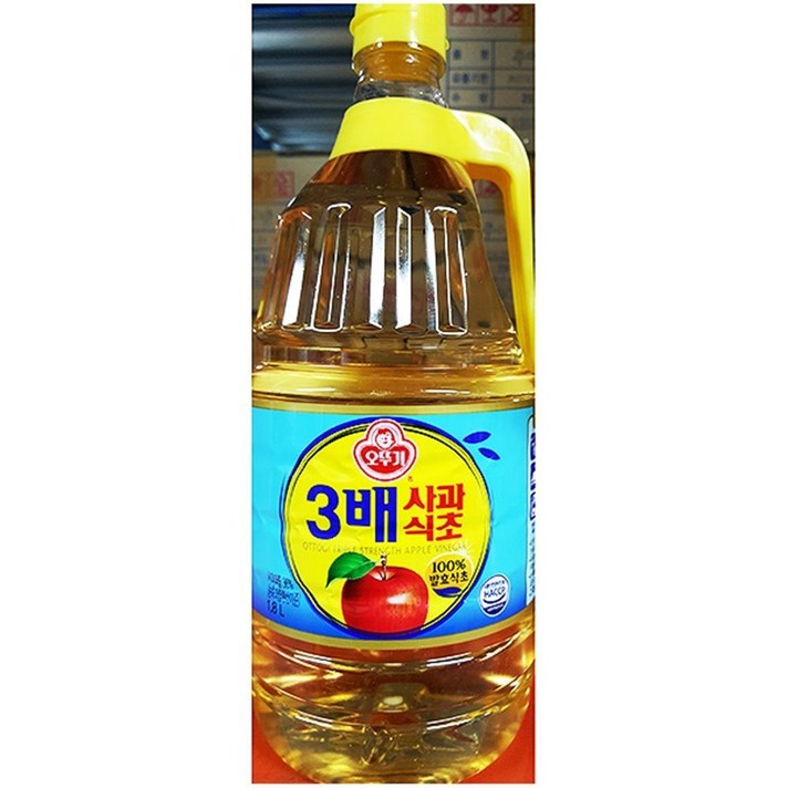업소용 오뚜기 3배 사과식초 1.8L x6 실온보관, 수량본상품선택