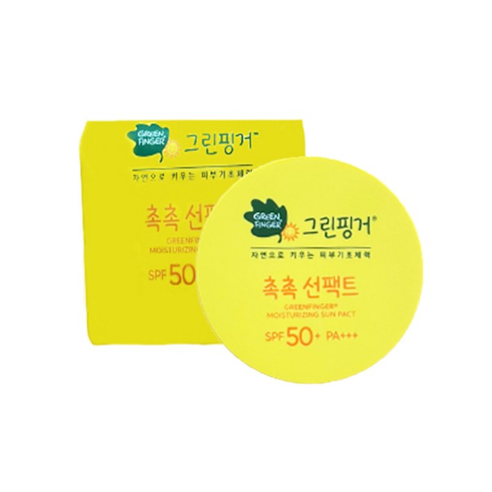 그린핑거 촉촉 유아 선팩트 SPF50+ PA+++ 본품 16g + 리필 16g, 1세트