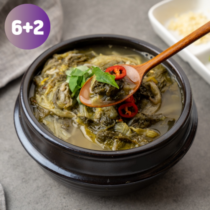 부산 경상도식 미꾸라지뼈 없는 맑은 시원한 추어탕, 1kg*6팩+2