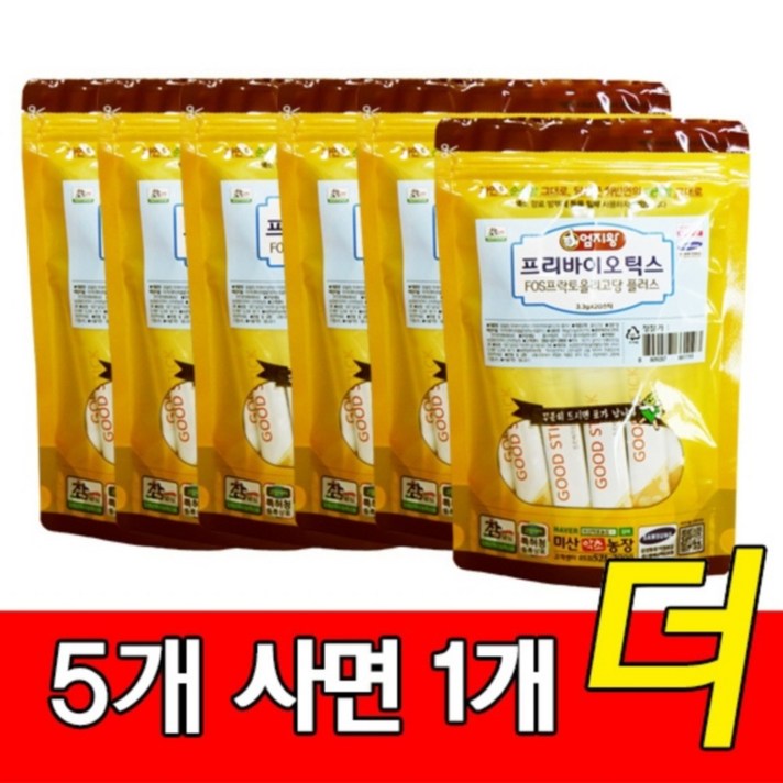 프리바이오스틱 6봉 - 유산균 프리바이오틱스, 3.3g