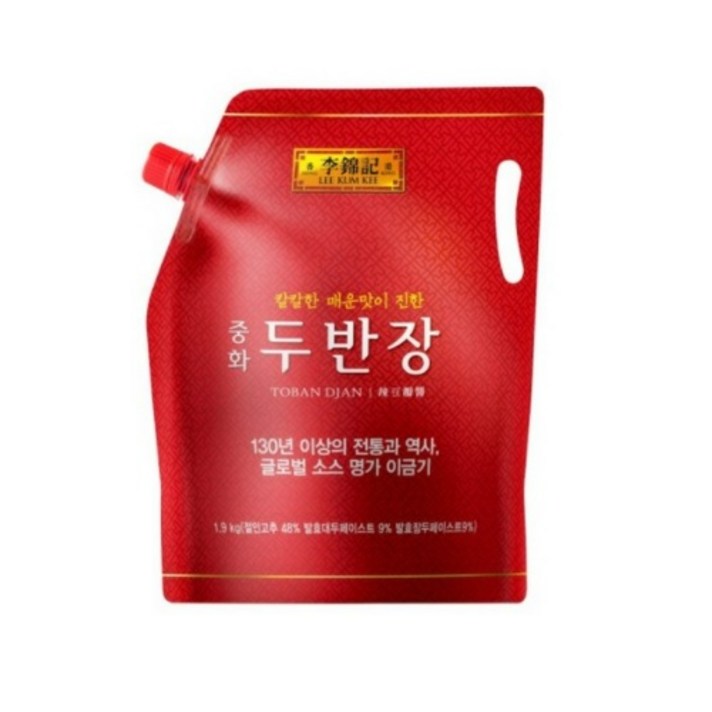 이금기 중화 두반장 스파우트팩, 1.9kg, 4개