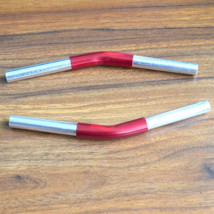 4Pcs 알루미늄 합금 11mm 텐트 극 각진 커넥터 극 Φ11mm 합금 텐트 폴란드 야외 캠핑 텐트 액세서리, 매트 레드