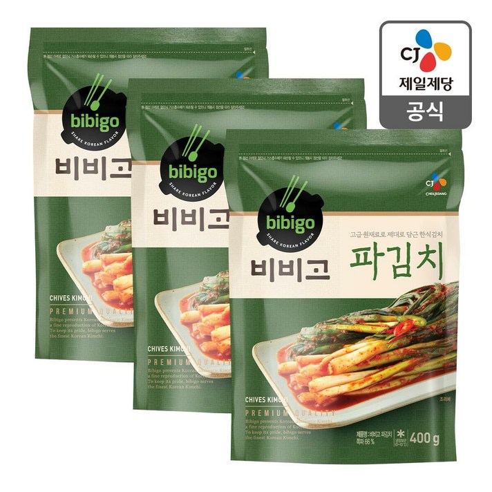 비비고 파김치 400g x 3봉, 비비고 파김치400g X 3개