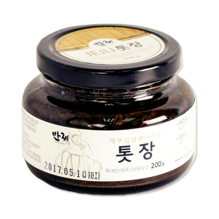 풍성한 제주해녀 톳짱아찌, 3통, 200g