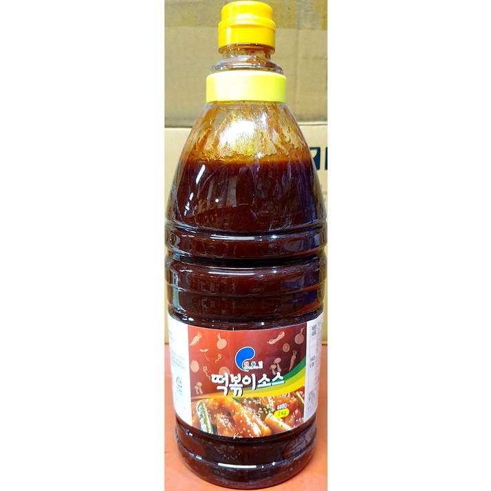 식당 업소 식재료 떡볶이소스(얼음골 2K)X6 맛있는 식품, 1