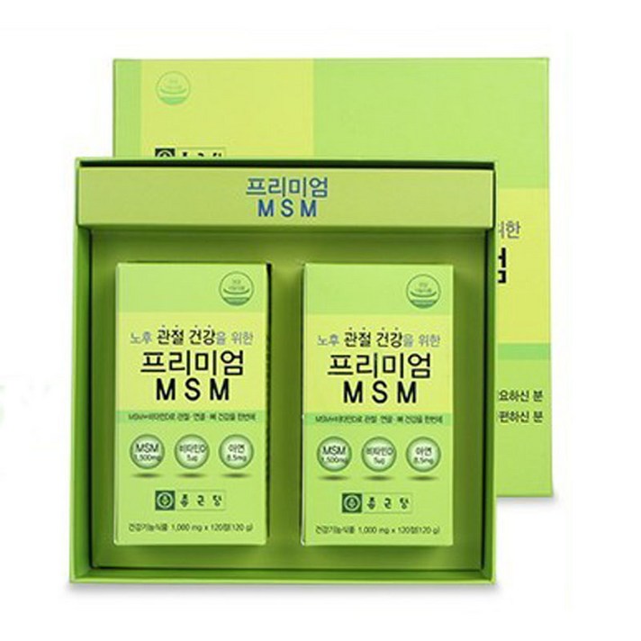 종근당 프리미엄 엠에스엠 MSM, 240정, 120g, 1개