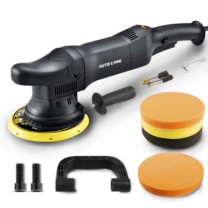 AUTOCARE 6인치 자동차 광택기 듀얼액션 폴리셔 패드 세트, 자동차 광택기 풀세트1