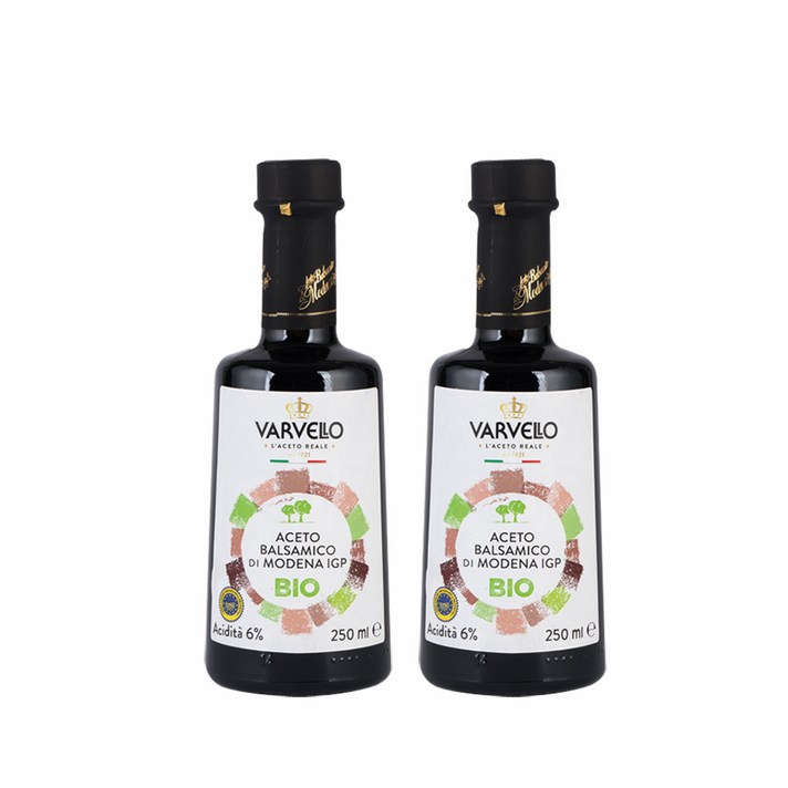 발베로 유기농 모데나 발사믹 식초 바이오 250ml, 2개