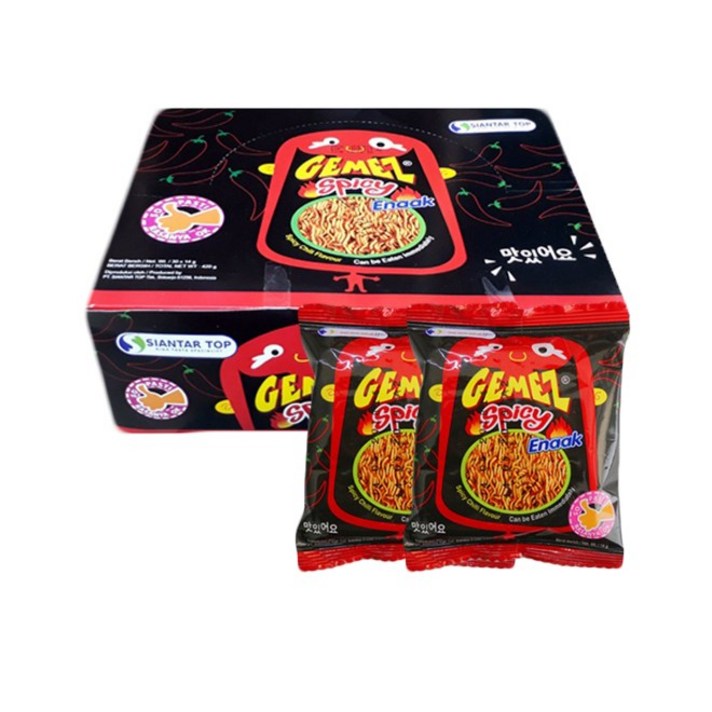 게메즈 에낙 스파이시 라면과자, 14g, 30개입