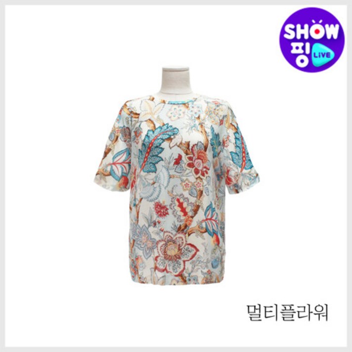 (에트로) 플라워 티 블라우스(19555)