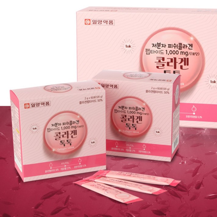 콜라겐톡톡 2g X 120포 뷰티푸드 1일1포 4개월 저분자