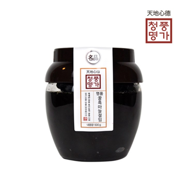 청풍명가 명품 꿀흑마늘절임 500g, 1개