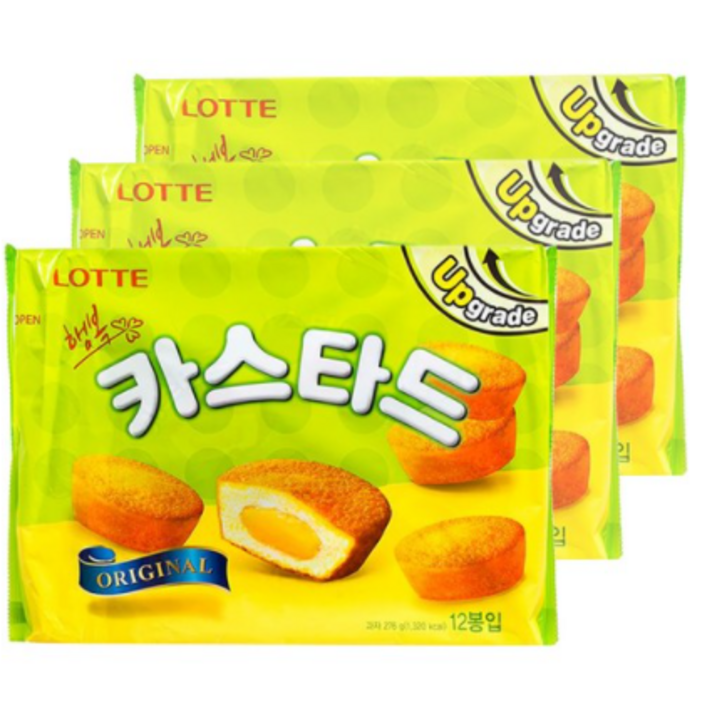 카스타드, 276g, 3개