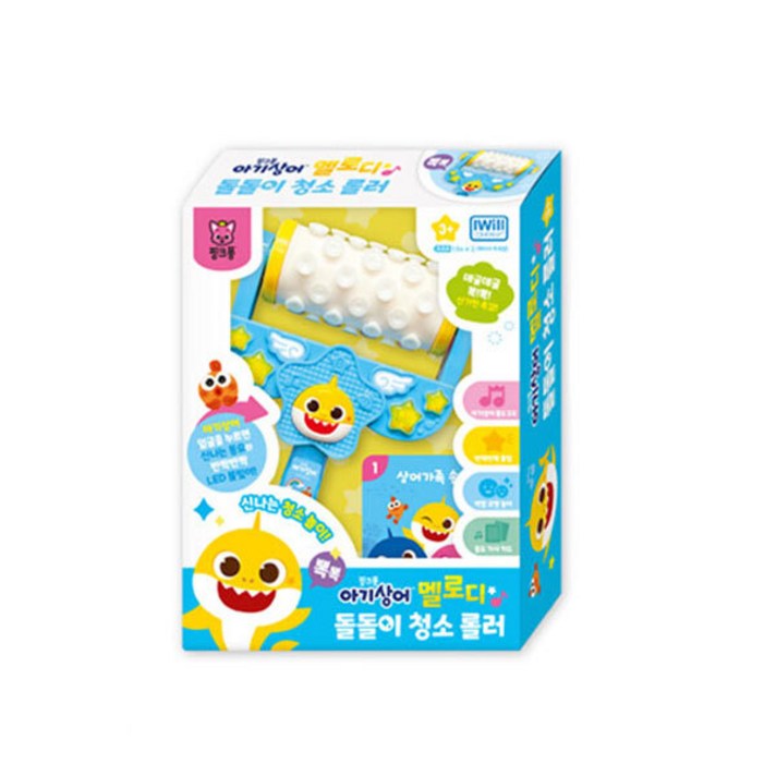 아기상어 멜로디 돌돌이 청소롤러, 단품, 단품