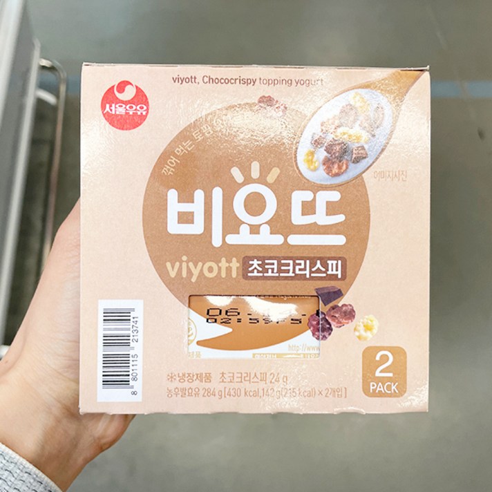 서울 비요뜨 초코크리스피 2입 (142g X 2), 종이박스포장