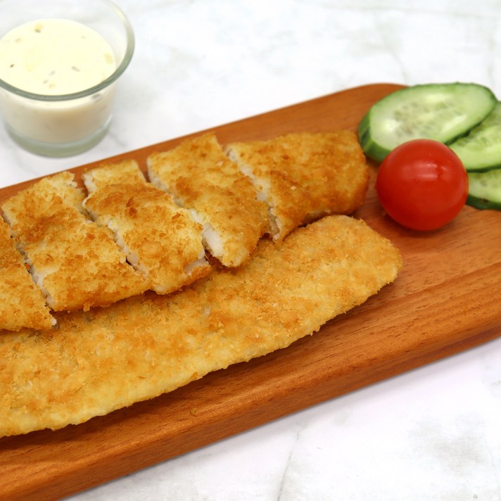 손씨푸드 순살 가자미 생선까스 500g, 1팩