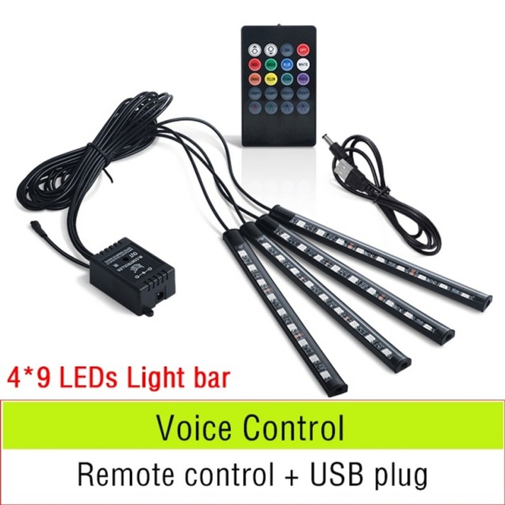 자동차전구 자동차전조등 자동차LED전조등 HID헤드램프 자동차실내등 1 10 196, USB 36LED, RGB