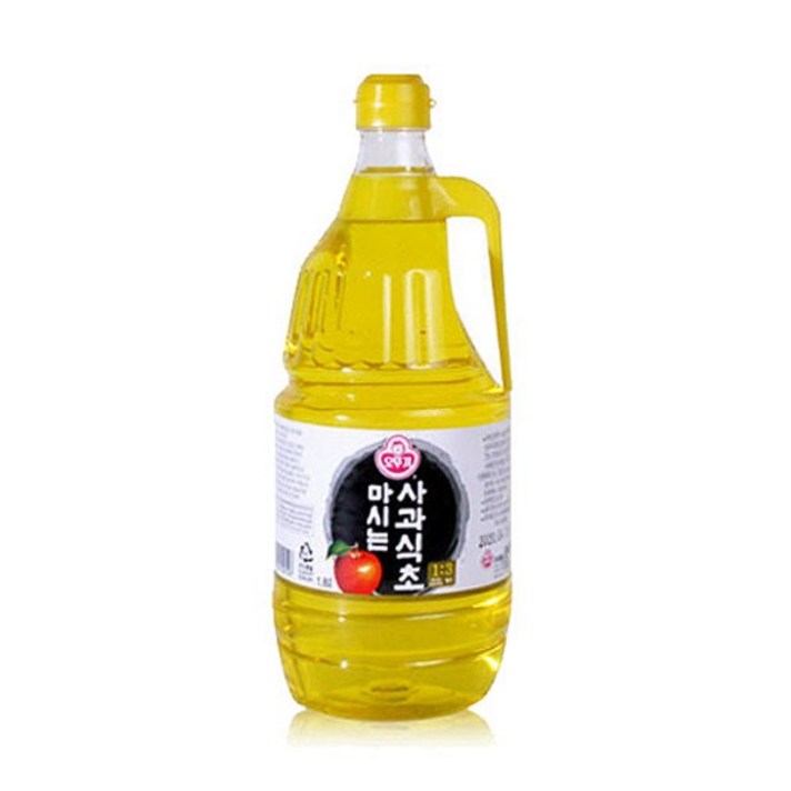 오뚜기 마시는 사과식초 1.8L 6개, 5개